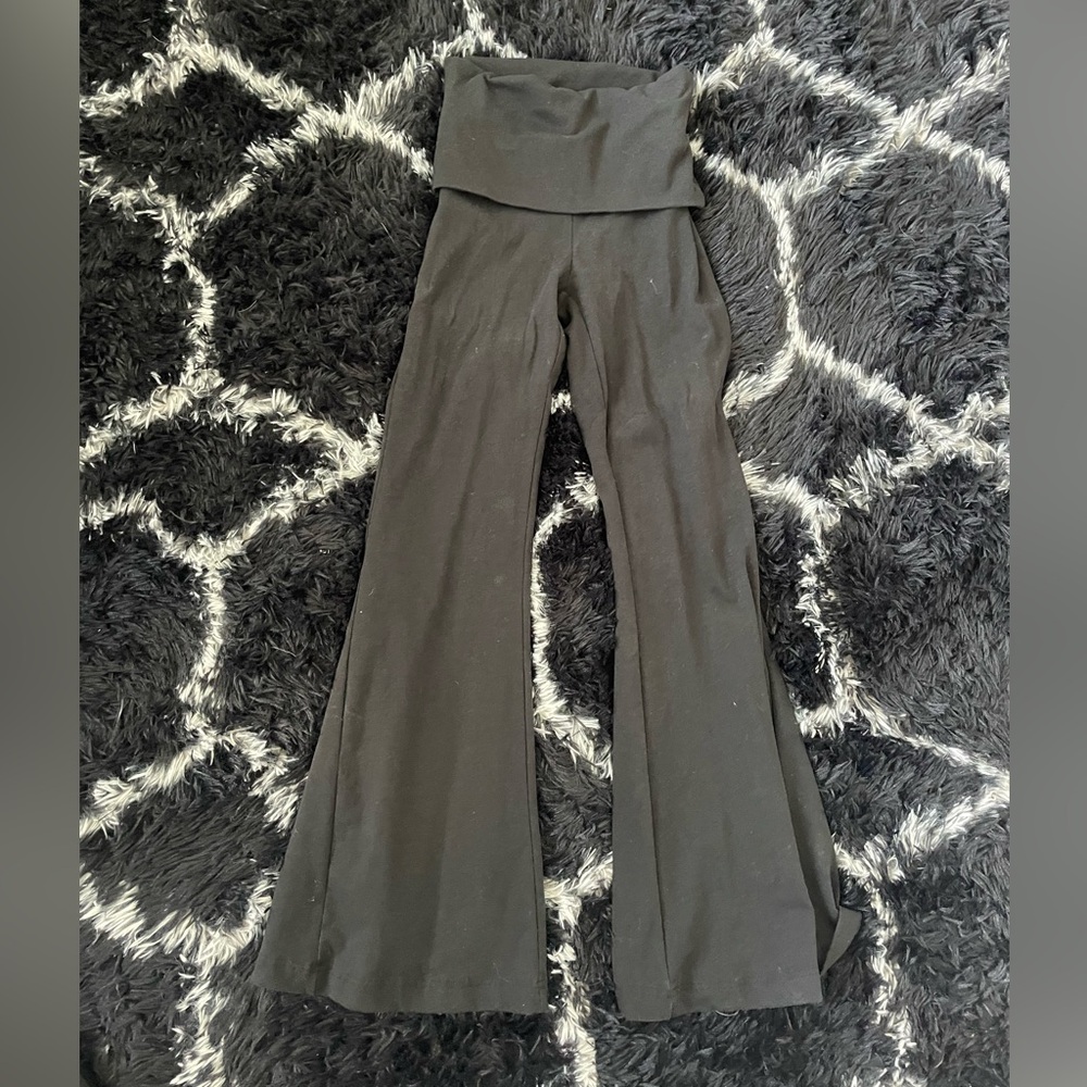 Wide Legged Flared Leggings High Waisted by Aerie XS